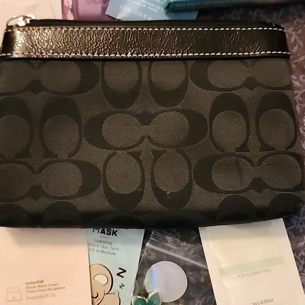 EUC COACH Black Clutch/ Pouch Bundle - Picture 5 of 10